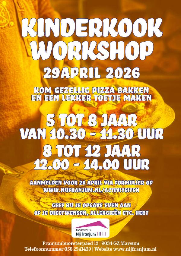 Kinder Kookworkshop met Caroline